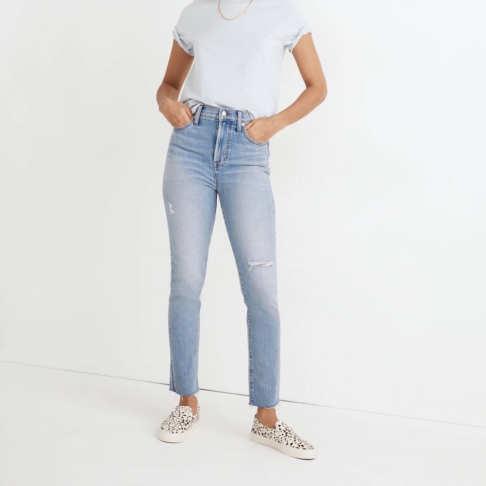 Madewell The Perfect Vintage Jean in Coffey Wash: Worn-In Edition